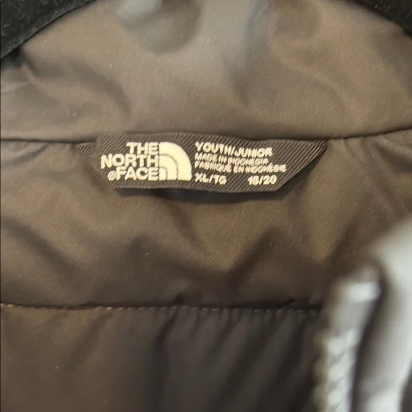 The North Face Boys’ Balanced Rock Insulated Jacket Size 18/20 XL Two Toned Grey - Picture 5 of 10